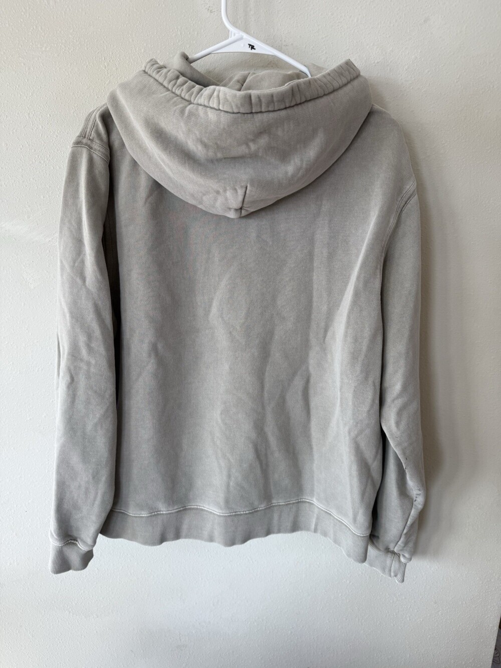 Kith Distressed Washed gray Hoodie Womens Extra Large Sweatshirt Long Sleeve - Picture 7 of 7